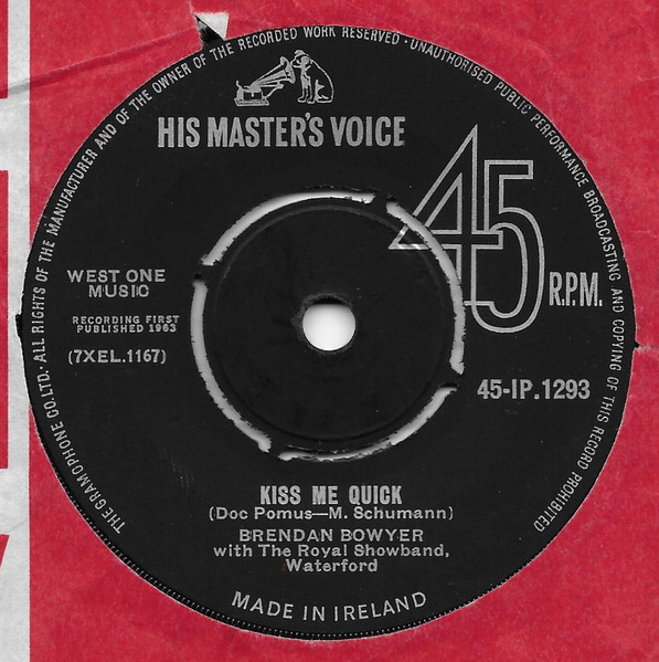 Brendan Bowyer and The Royal Showband - 'Kiss Me Quick'